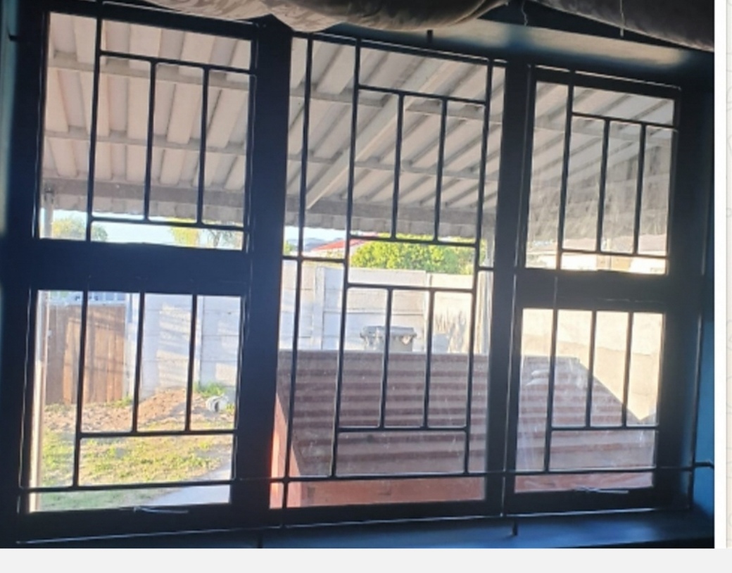 Large window burglar bars